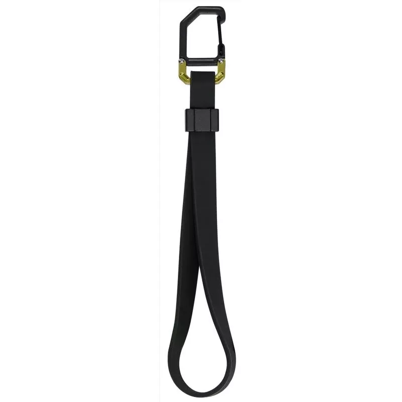 Apex Silicone Black Clip/hook Key Strap - Durable Key Ring Accessory