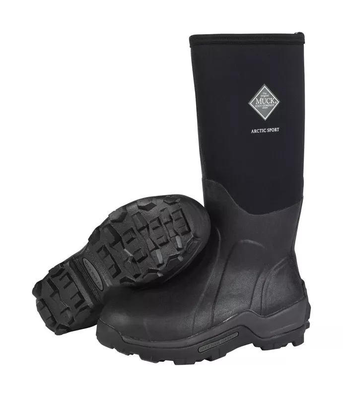 Arctic Sport High Boots, Black, Unisex Size 9 Men/10 Women