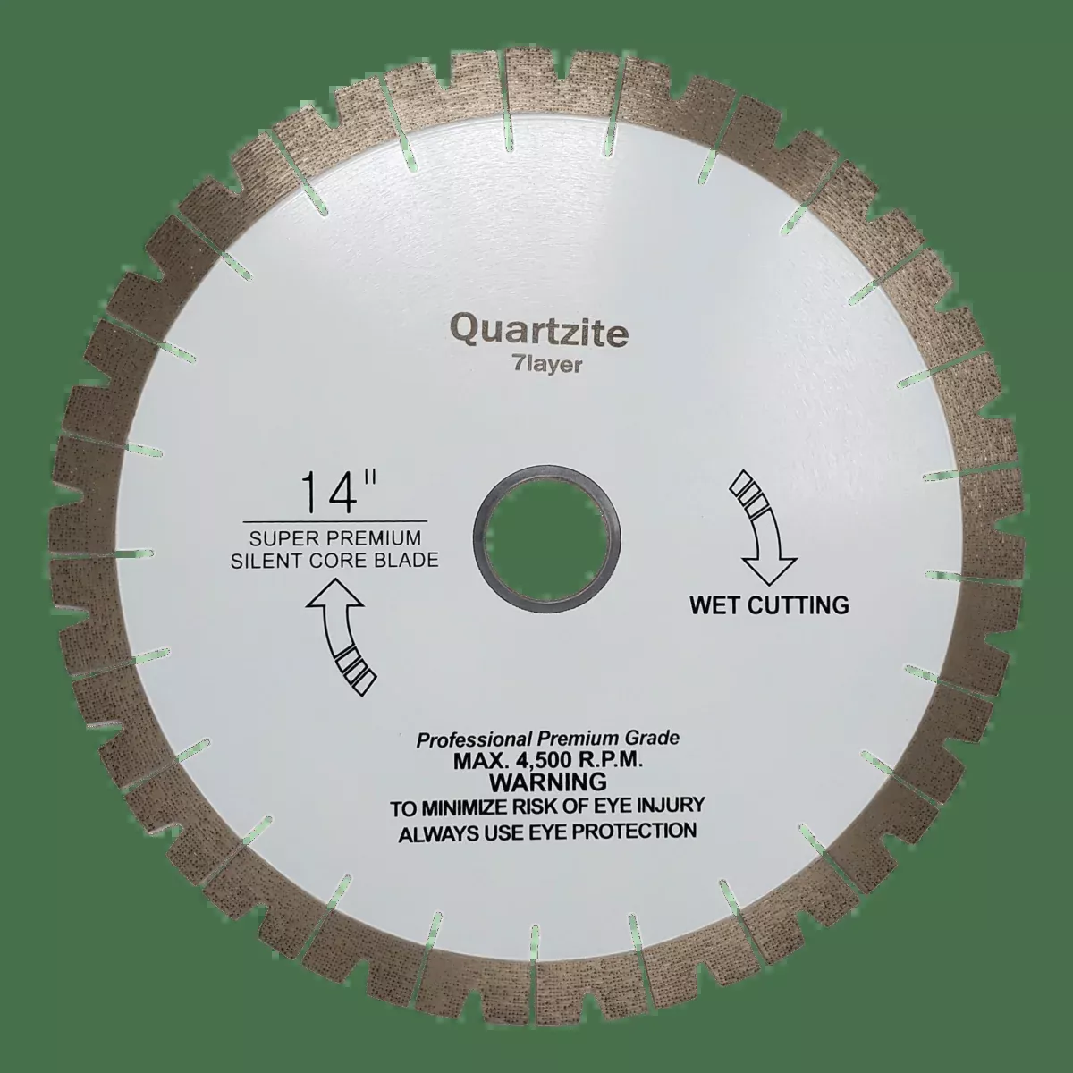 Array Pattern Diamond Blade for Quartzite