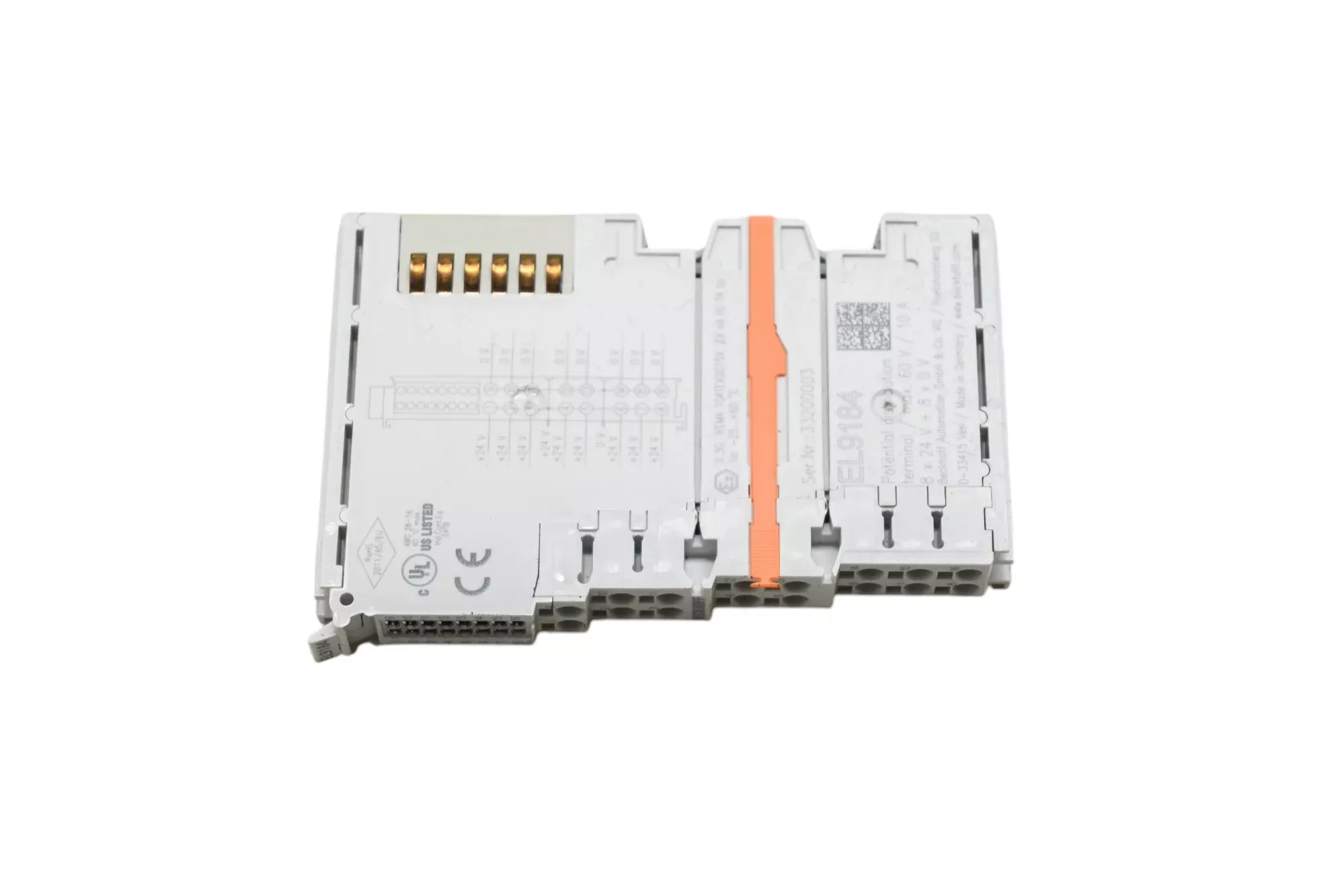 Beckhoff EL9184 Potential Distribution Terminal NOS