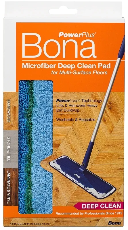 Bona Powerplus Dust Microfiber Mop Pad 1 Pk