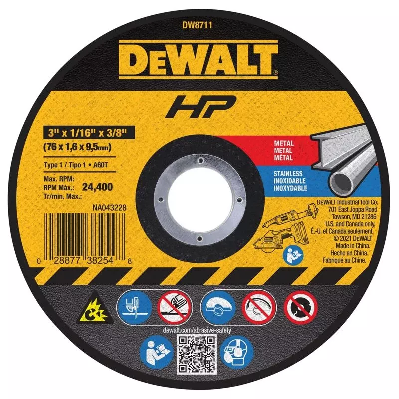 Bonded Cutting Wheel, 3 In.