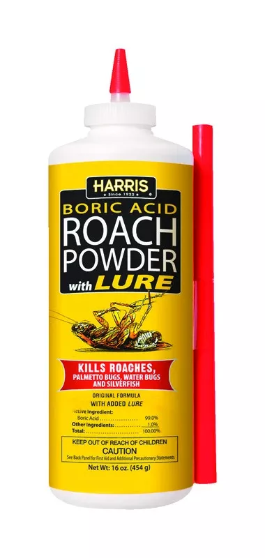 Boric Acid Roach Powder With Lure, 16 Oz.