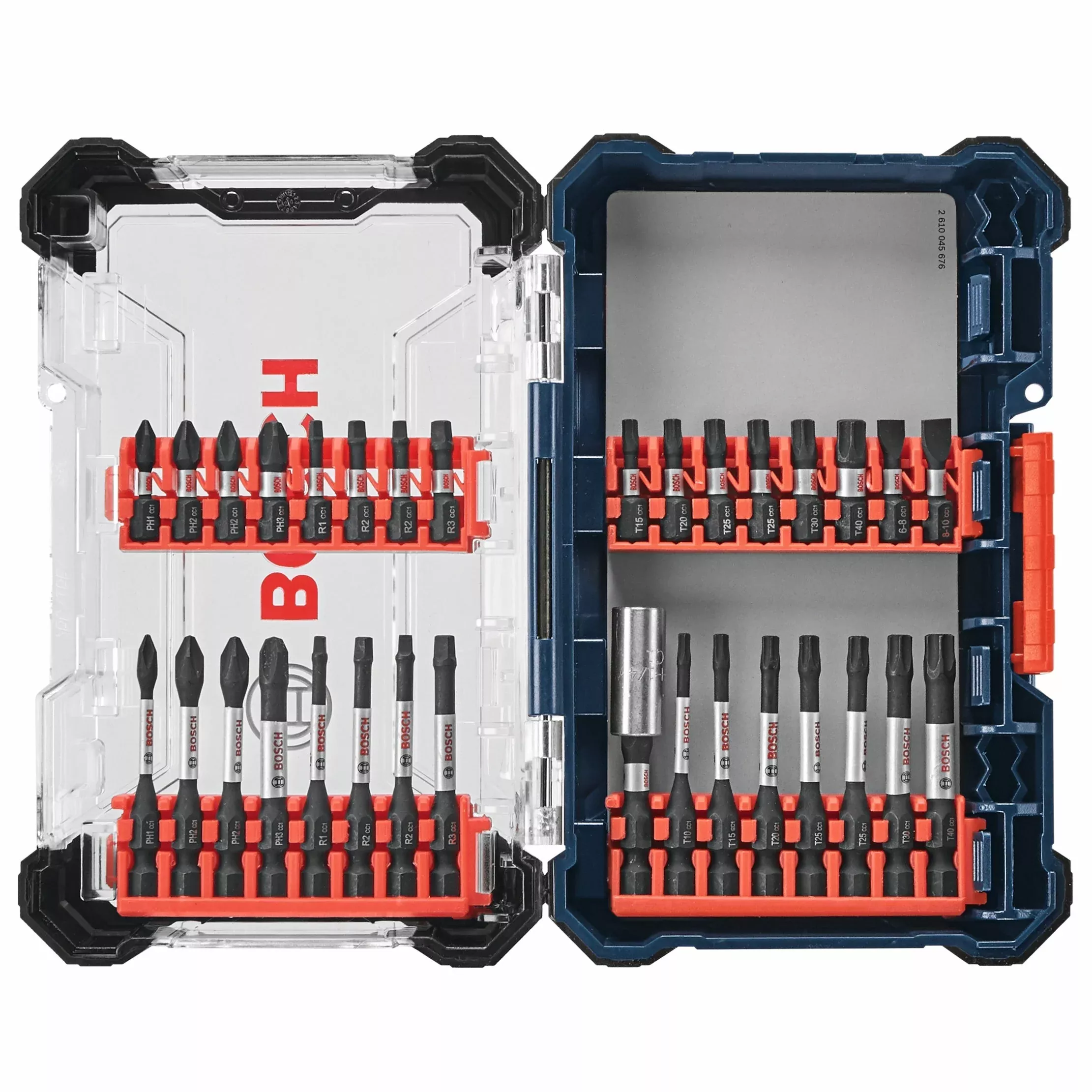 BOSCH SDMSD32 32 pc. Driven Impact Screwdriving Custom Case Set