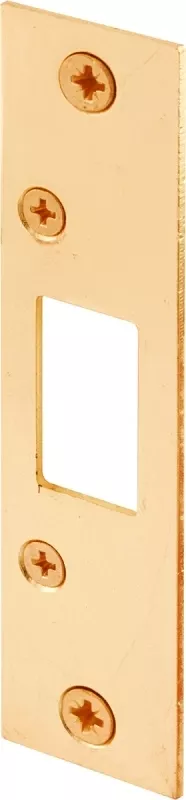 Brass 1-1/4 In. Security Strike Plate E 2432