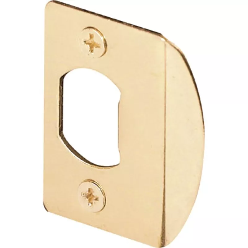Brass 1-3/4 In. Lip Strike Plate, Model E 2232