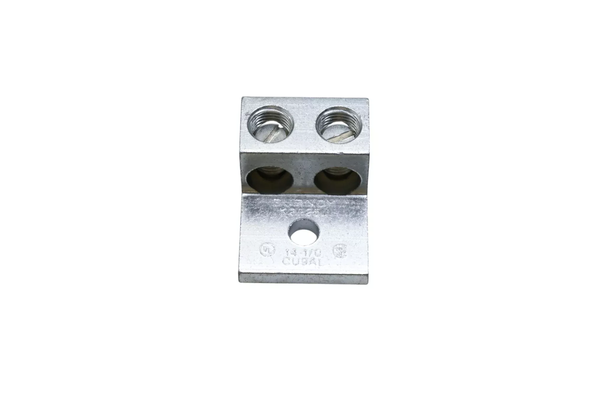 Burndy K2A25U Double Barrel Mech Lug NOS