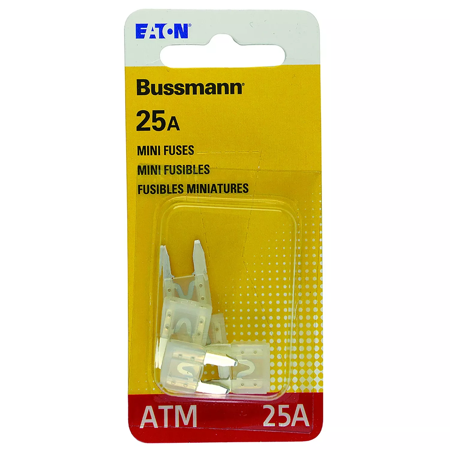 Bussmann 25 Amps Atm Clear Blade Fuse 5 Pk