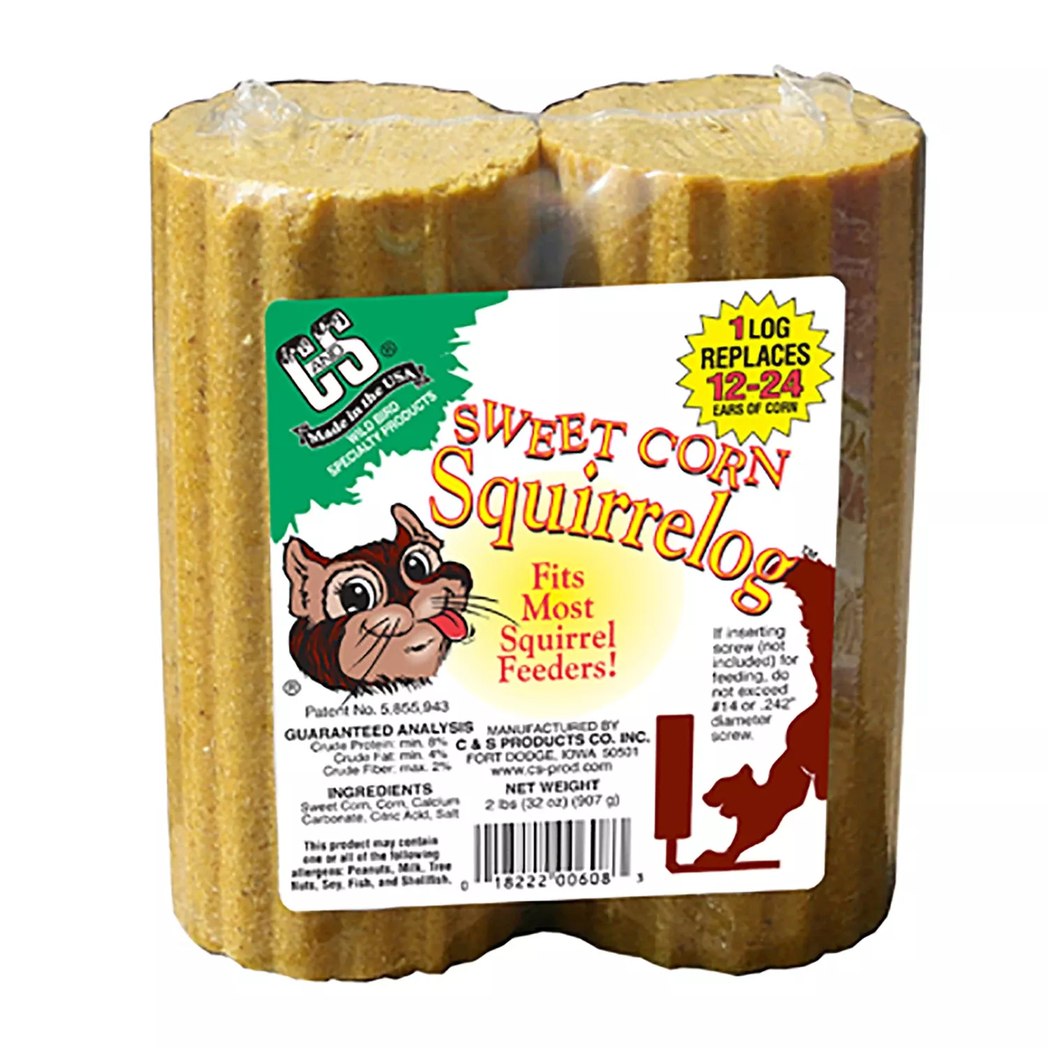 C&s Products Squirrelog Squirrel And Critter Food 32 Oz