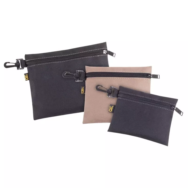 Canvas Tool Pouch Assorted 3 Piece Set - Durable And Functional