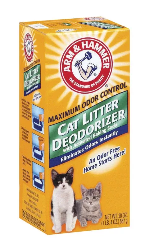 Cat Litter Deodorizer With Baking Soda, 20 Oz.