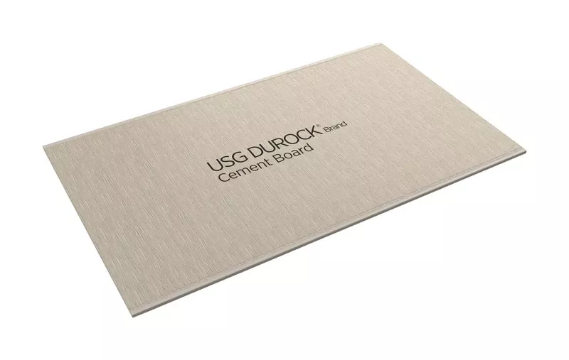Cement Board With Edge Guard, 1/2 X 5 In. X 3 Ft.
