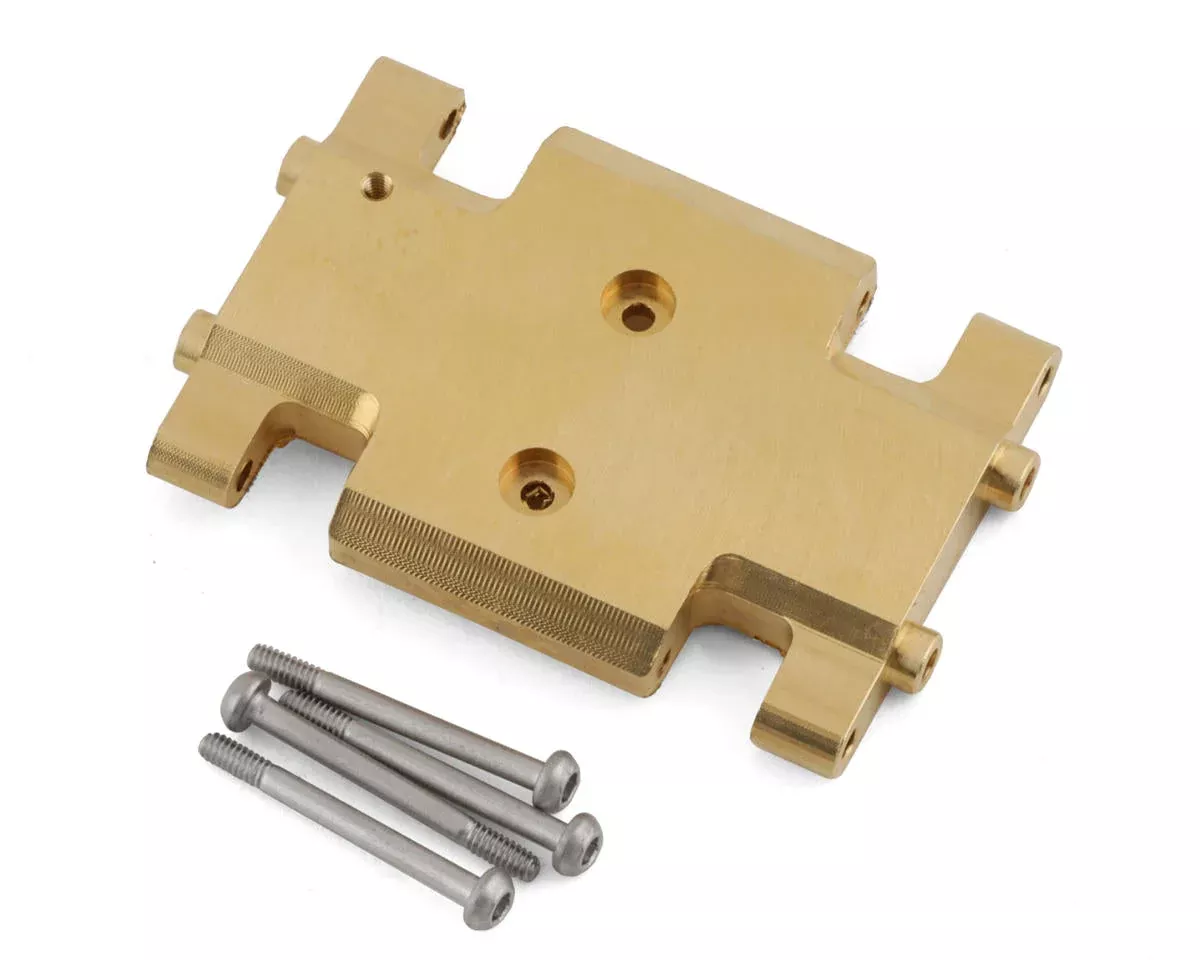 Chassis Skid Plate, Brass 19.5g: AX24 (AXI301002)