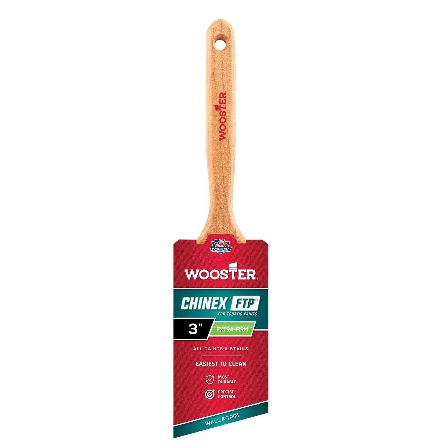 Chinex Ftp Angle Sash Paint Brush, 3-in.
