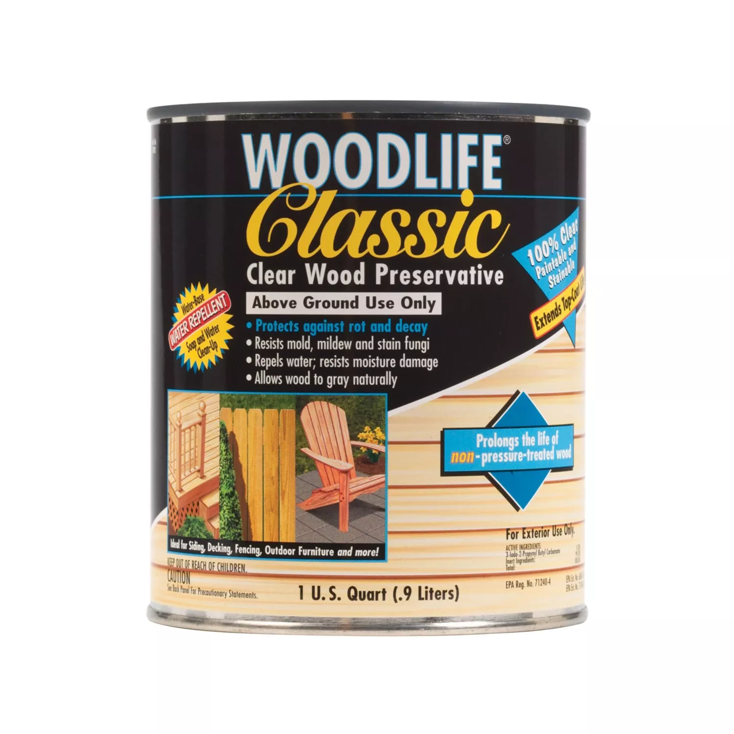 Classic Wood Preservative, Clear, 1-qt.