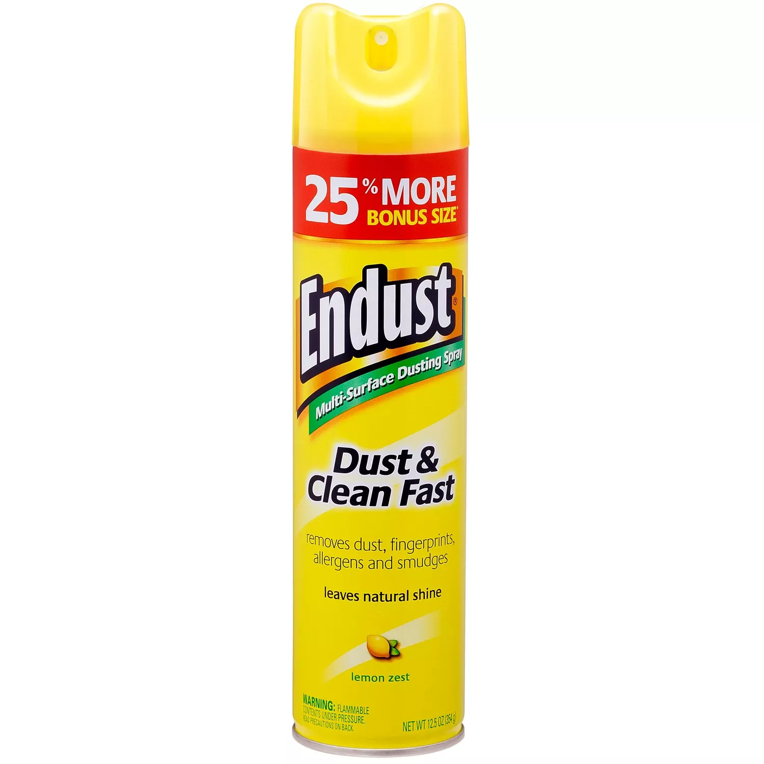 Cleaning & Dusting Spray, Lemon, 12.5 Oz.