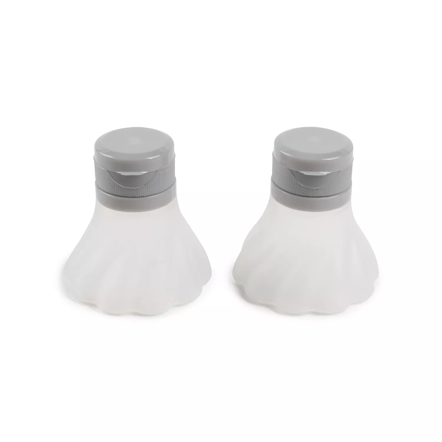 Clear/gray Silicone/polypropylene Condiment Container - Model Ac29829
