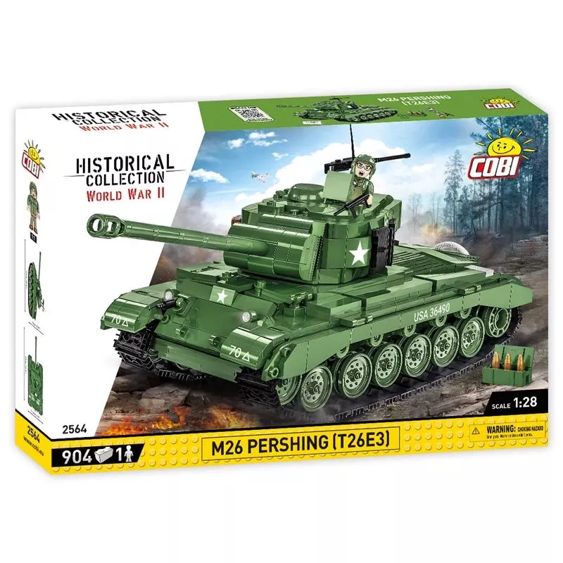 Cobi M26 Pershing Tank Block Set Green 904 Pc