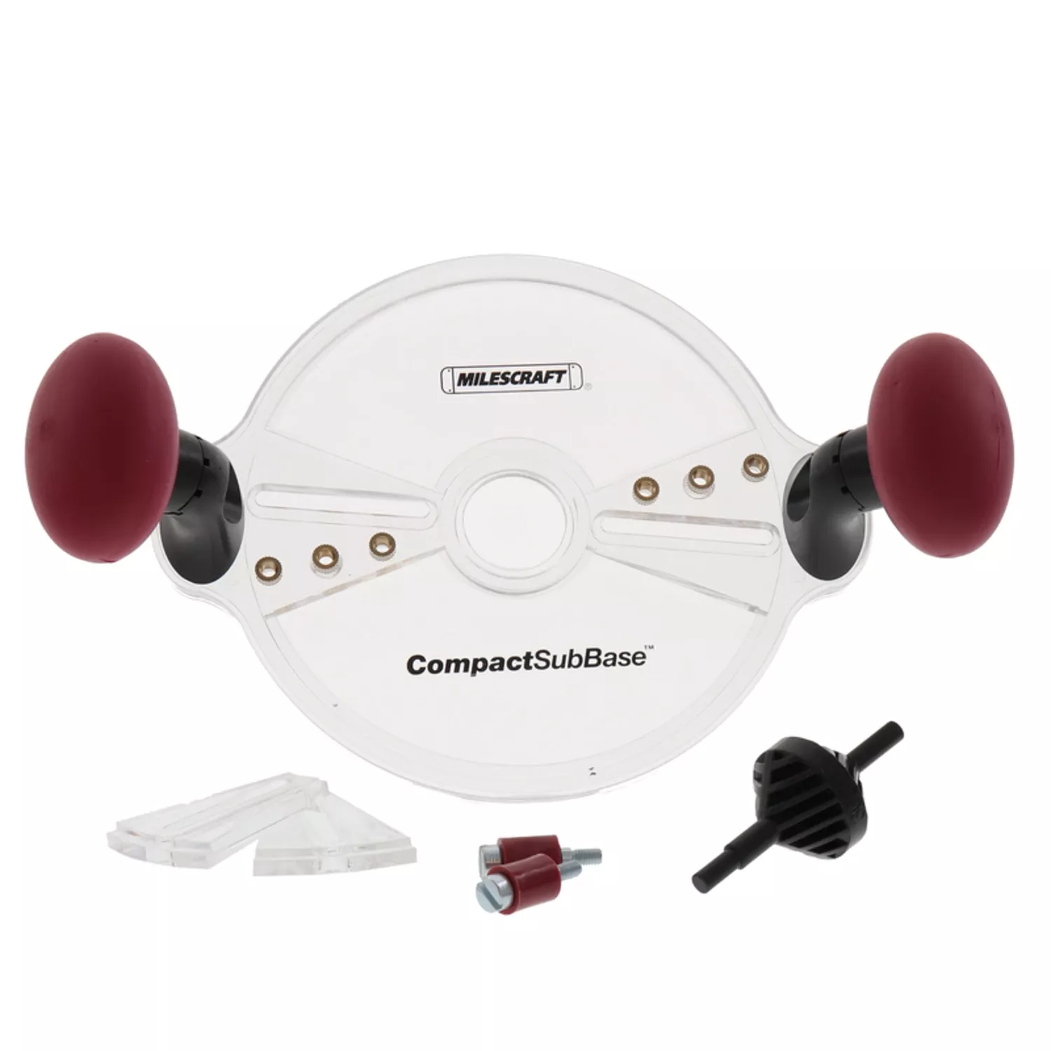 Compactsubbase Router Attachment 8 In. Diameter For Edge And Mortise Routing