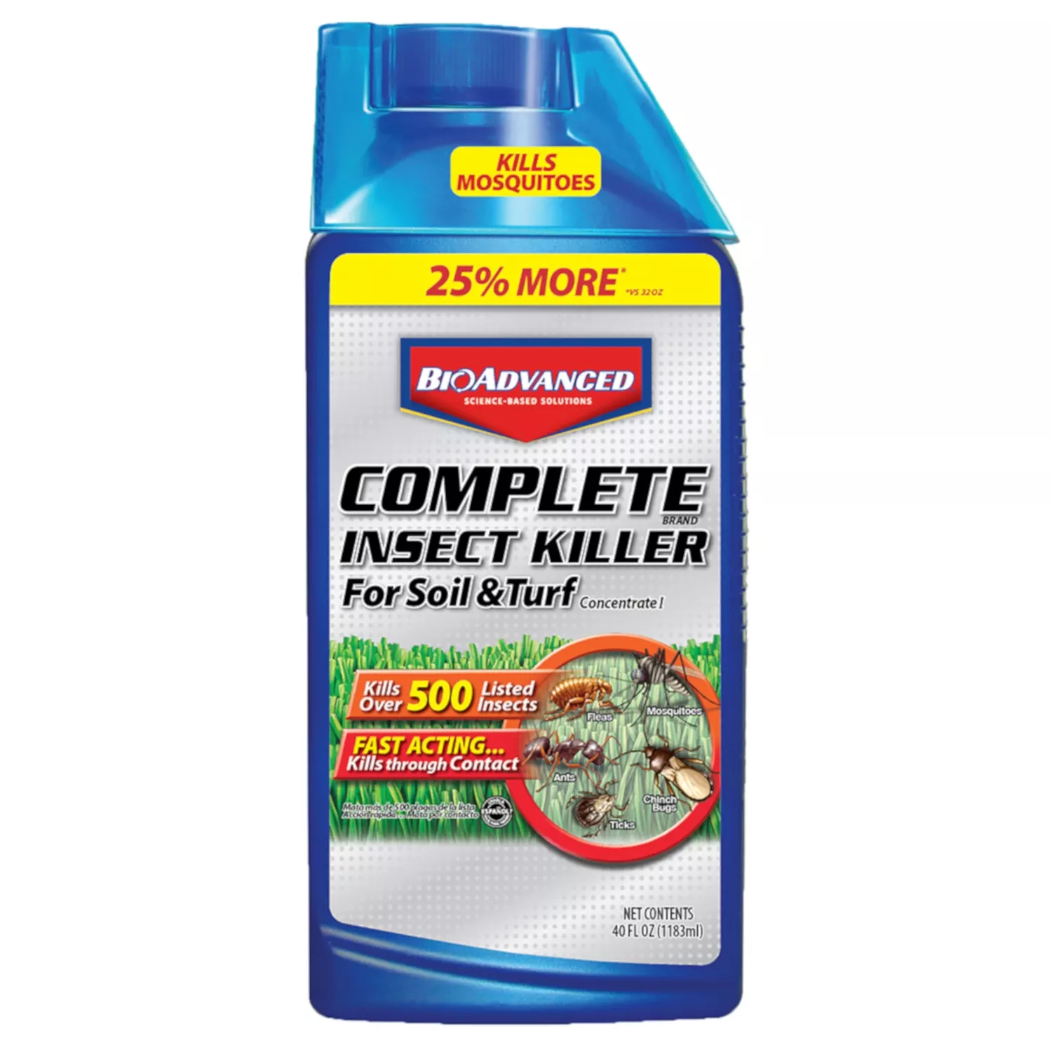 Complete Insect Killer For Soil & Turf, 40 Fl. Oz. Concentrate