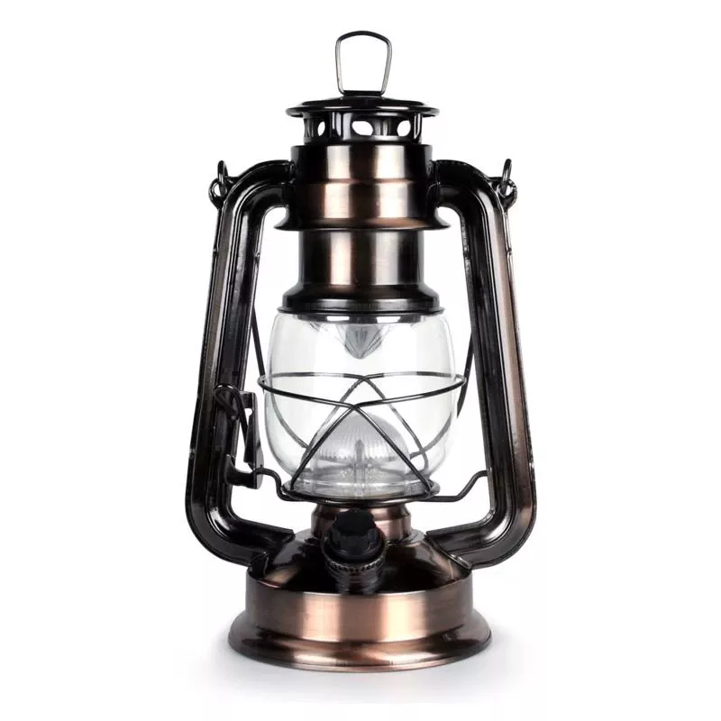 Copper Led Lantern 15 Lumens, Model Neb-ltn-1005, 9 In Height