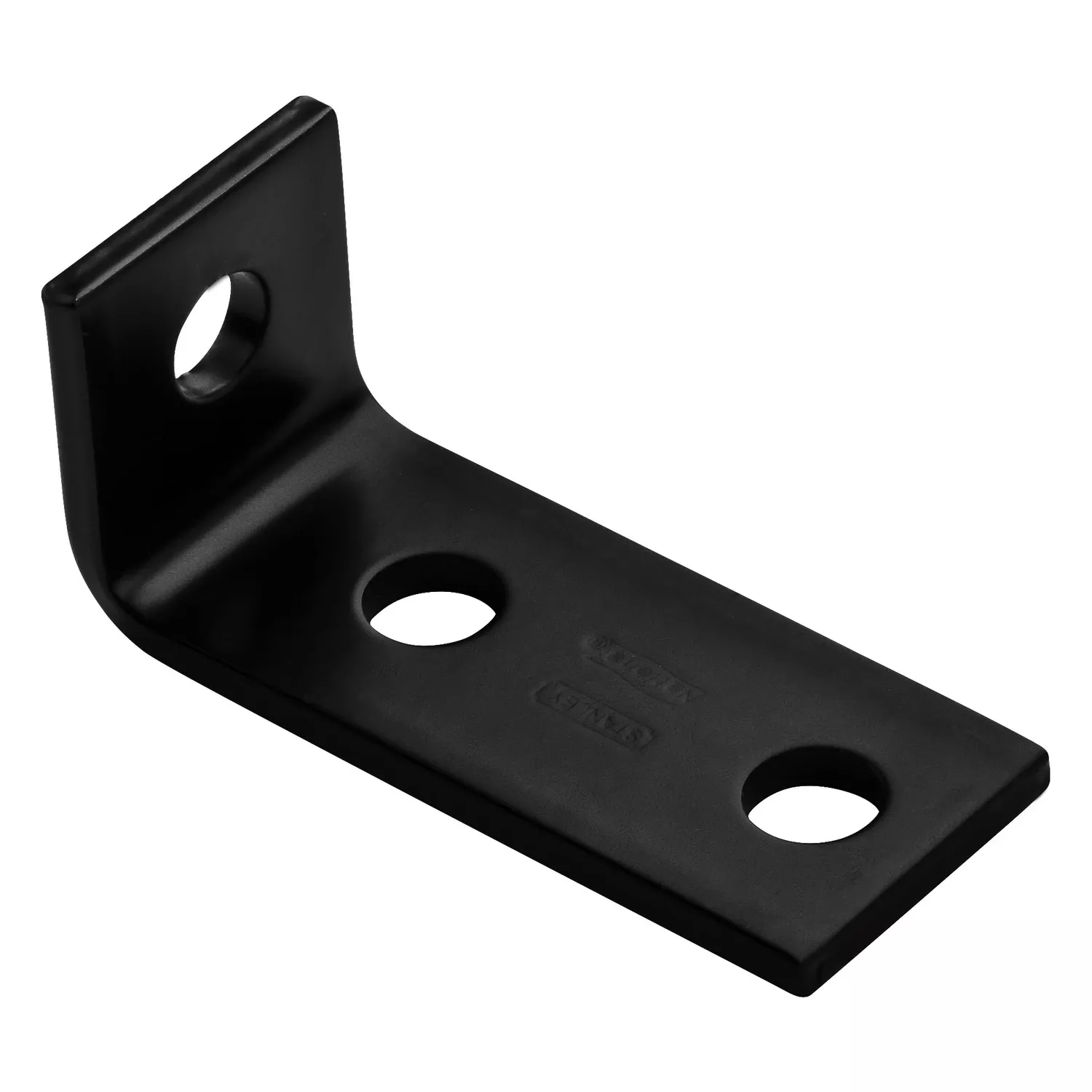 Corner Brace, Black Steel, 3-1/2 In.