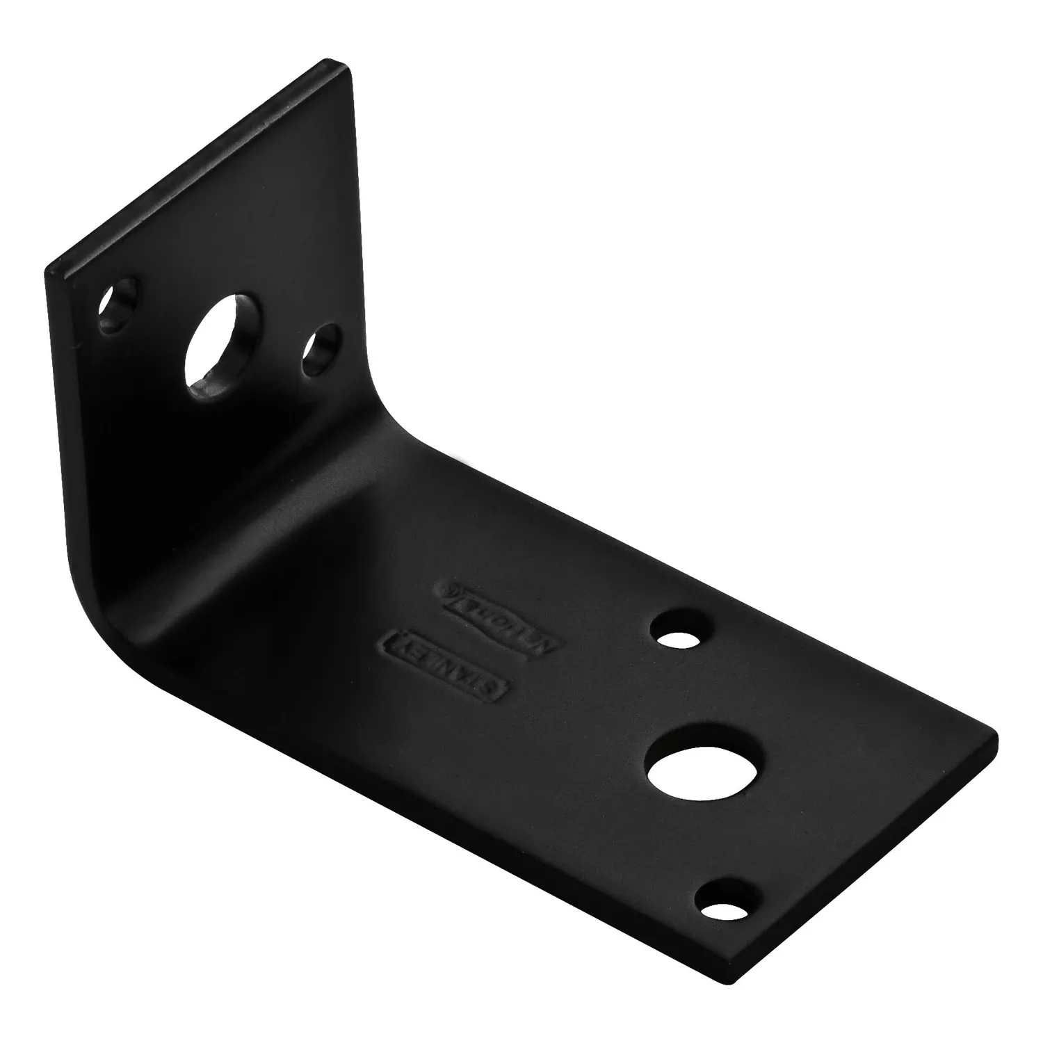 Corner Brace, Black Steel, 3 In.