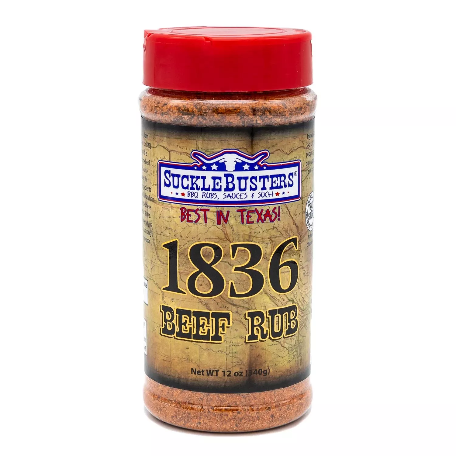 Cracked Black Pepper Bbq Rub 12 Oz - Medium Heat Seasoning For Beef