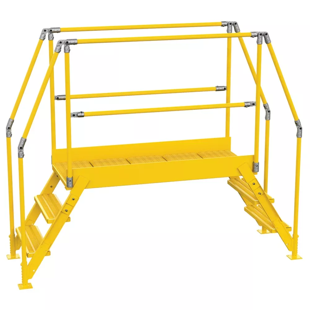 Crossover Ladder – 3 Step, 60″ Platform – steel – Vestil