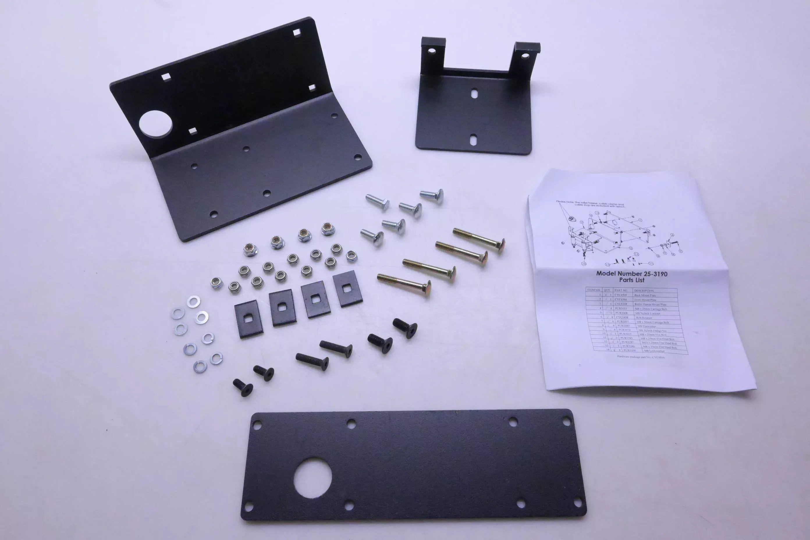 Cycle Country 25-3190, 611-3190 Winch Mount Kit NOS