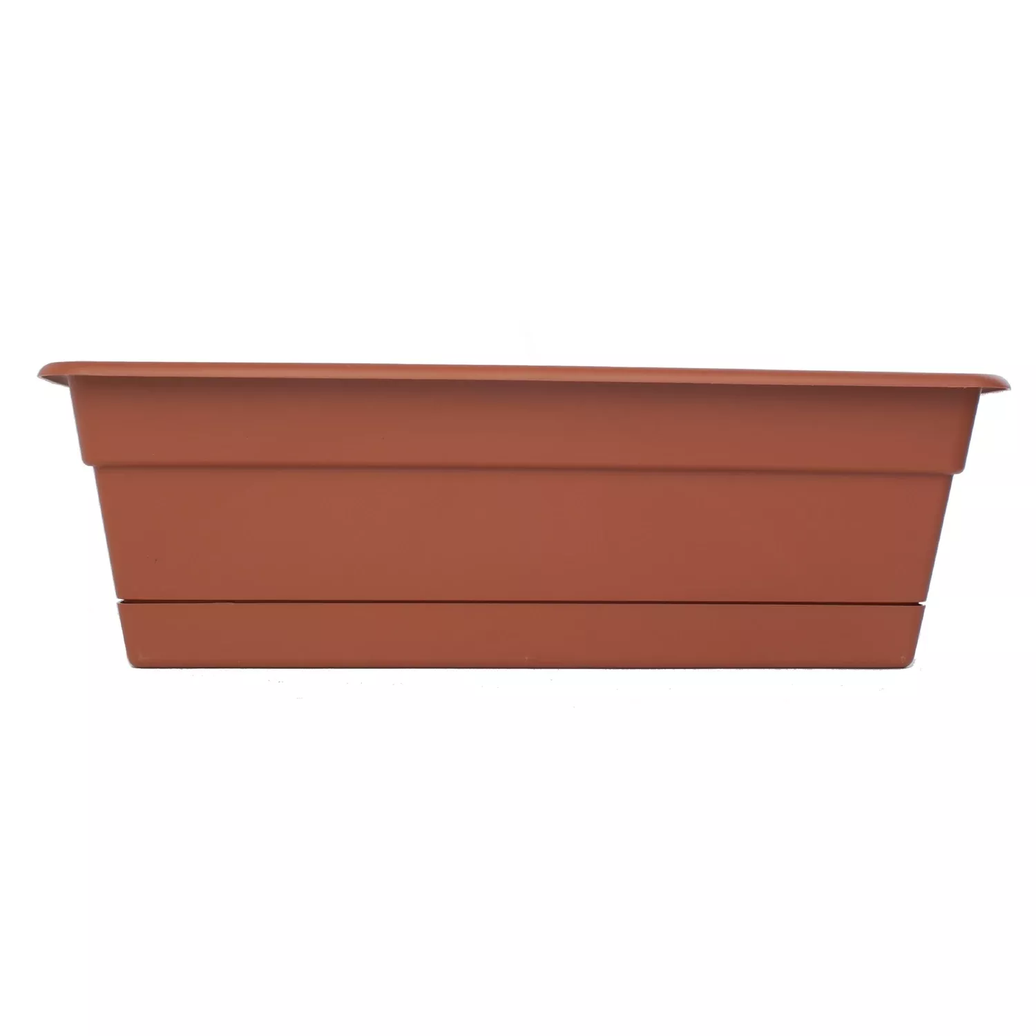Dcbt18-46 Dura Cotta Rectangular Window Box Planter, 5.75 In H, 18 In W, Terra Cotta