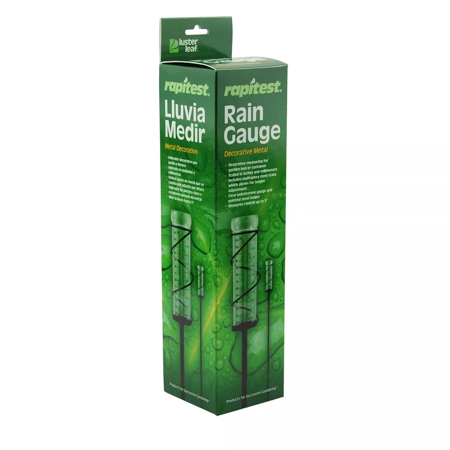 Decorative Rain Gauge Stake 2 In. W X 5 In. L – Model 1646
