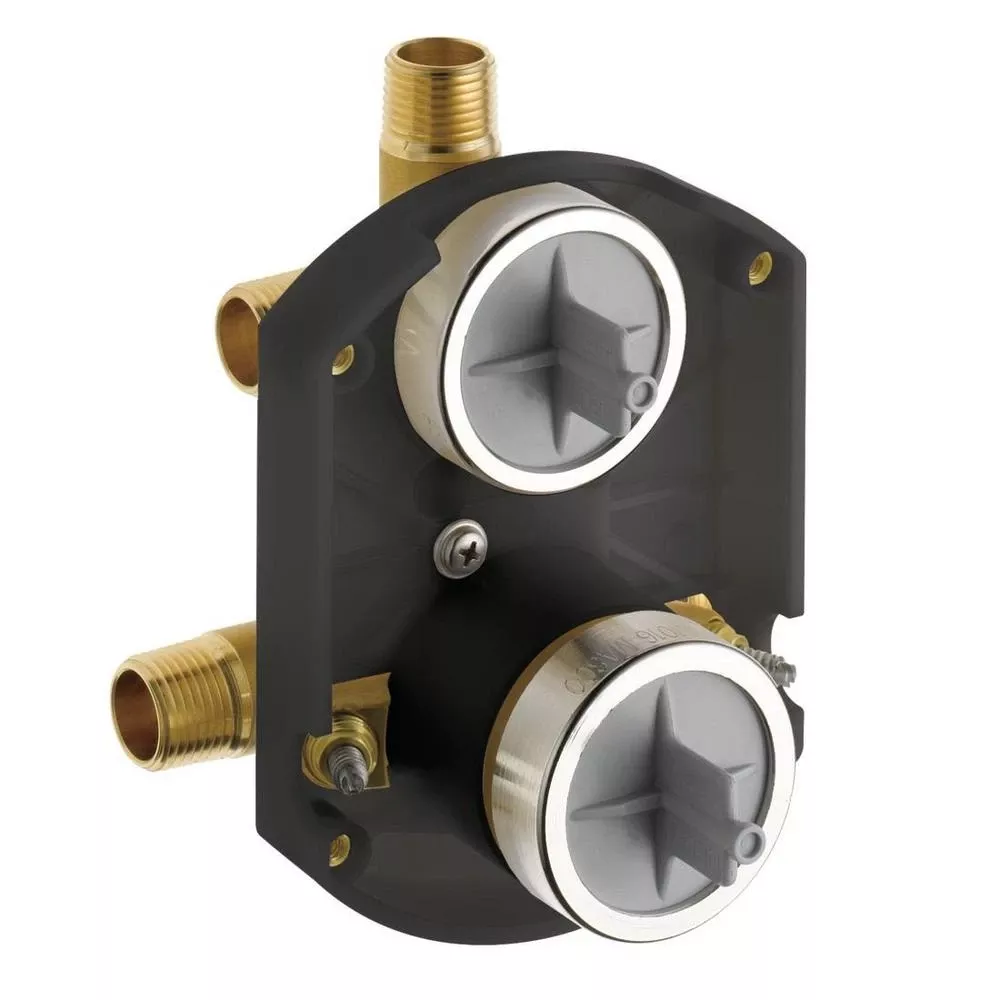 Delta Multichoice 1/2 In. Copper Sweat Brass Rough-in Valve With Diverter And Stops