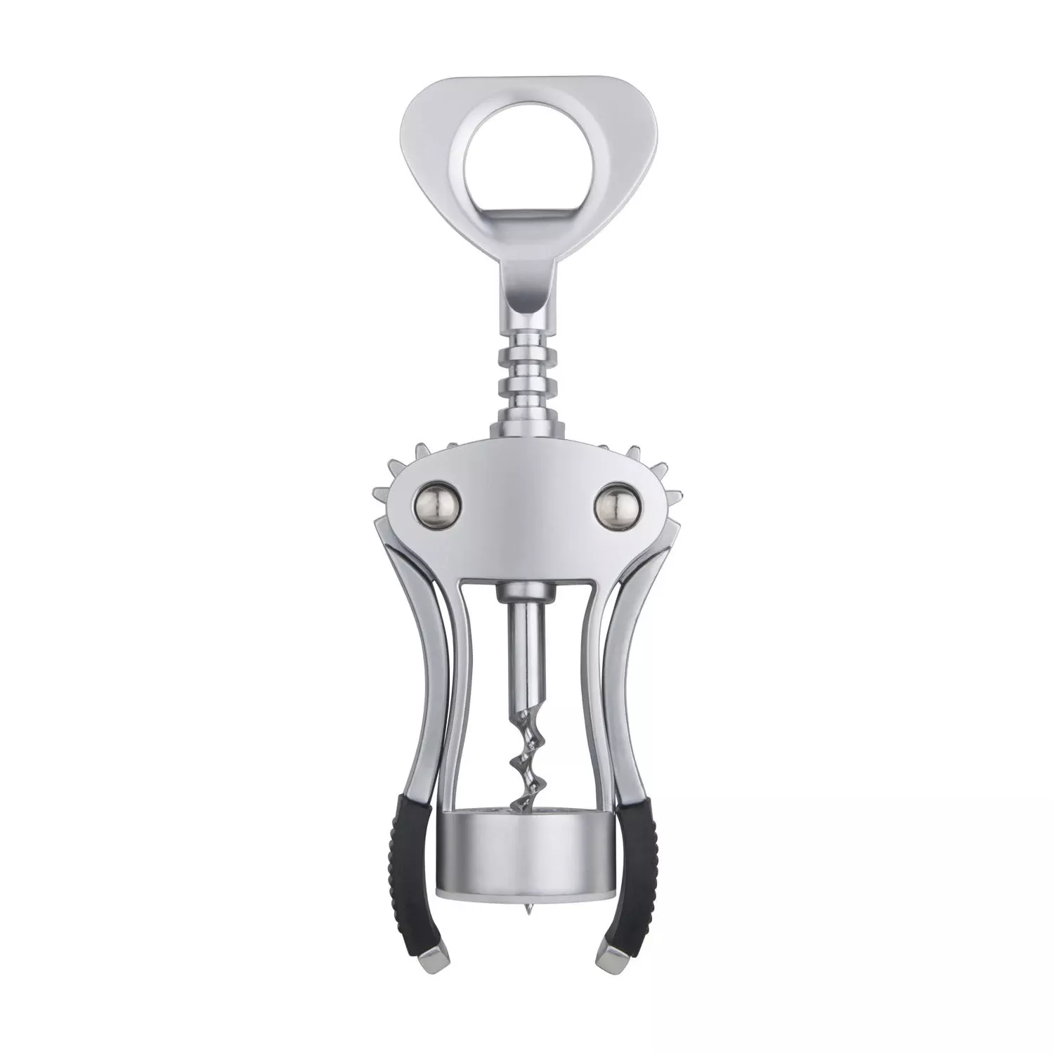 Deluxe Wing Black/silver Zinc Alloy Corkscrew Model Fta7101