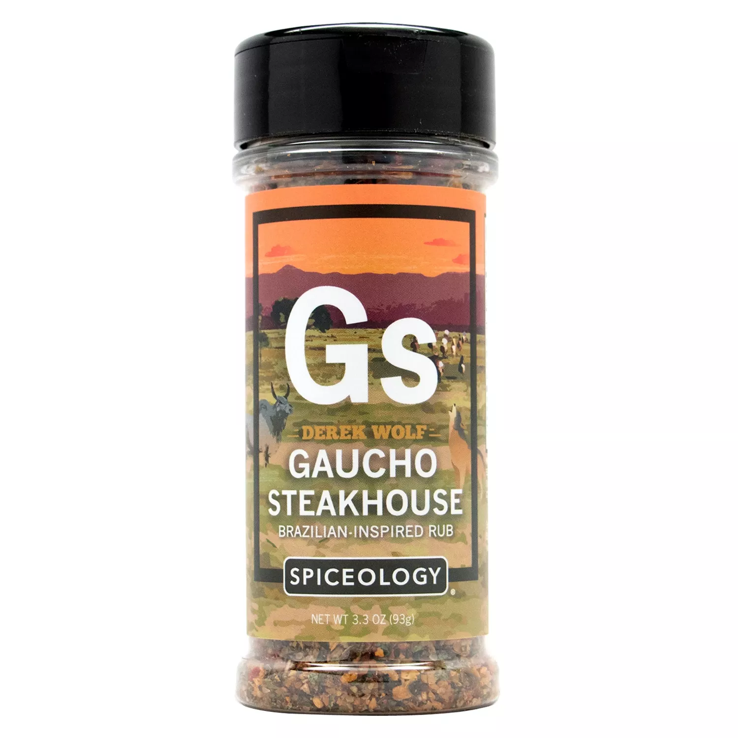 Derek Wolf Gaucho Steakhouse Seasoning Rub 3.3 Oz – Bold Flavor Blend