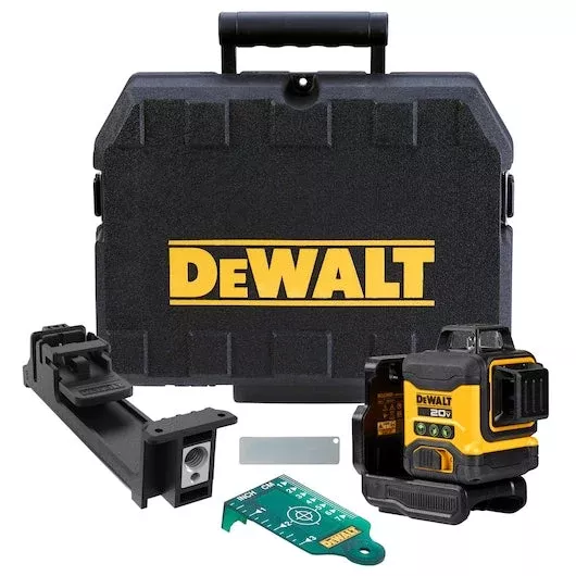 DEWALT DCLE34031B 20V 3 X 360 Line Laser – Green (Tool Only)