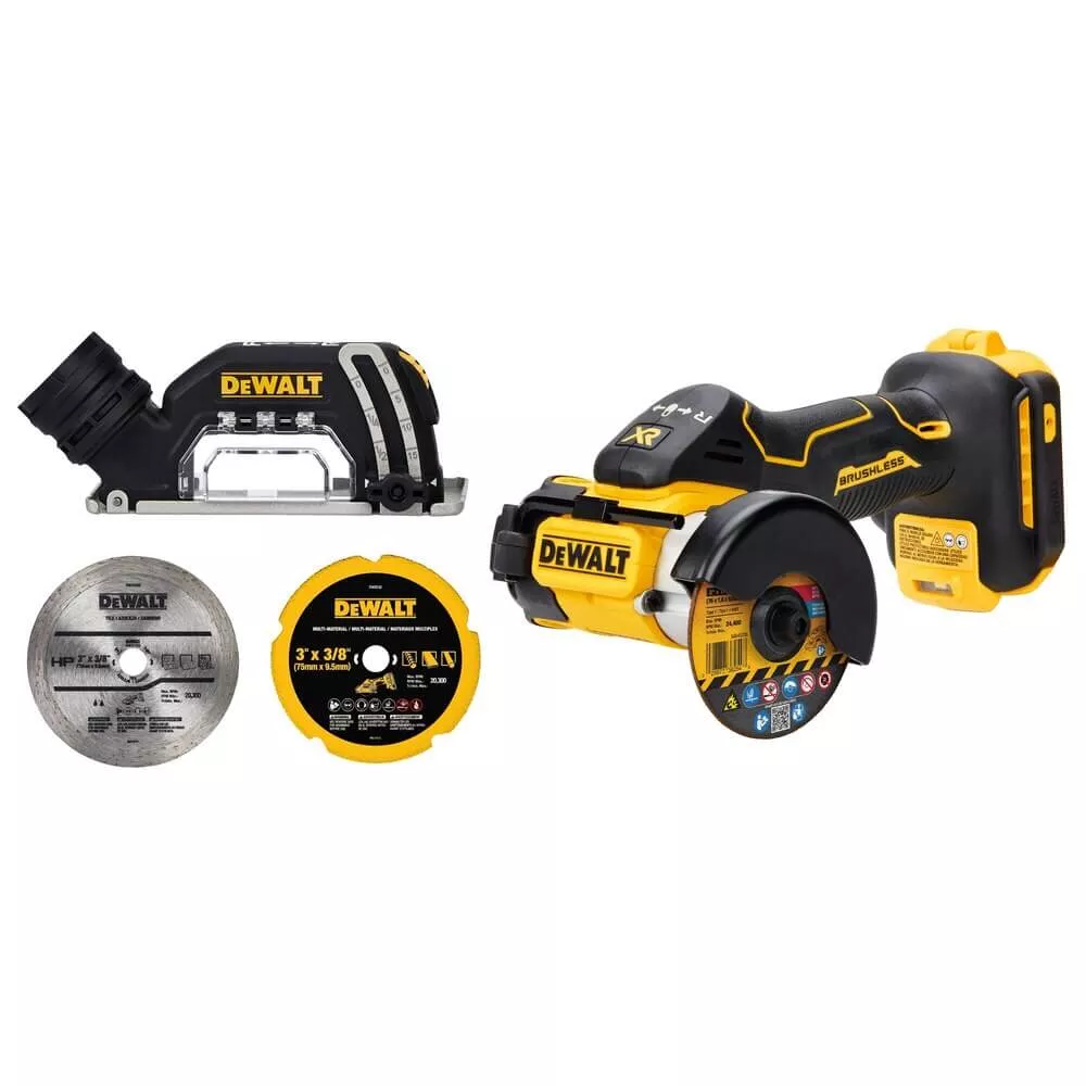 DEWALT DCS438B 20V MAX* XR Brushless Cordless 3 in Cut-Off Tool (Tool Only)