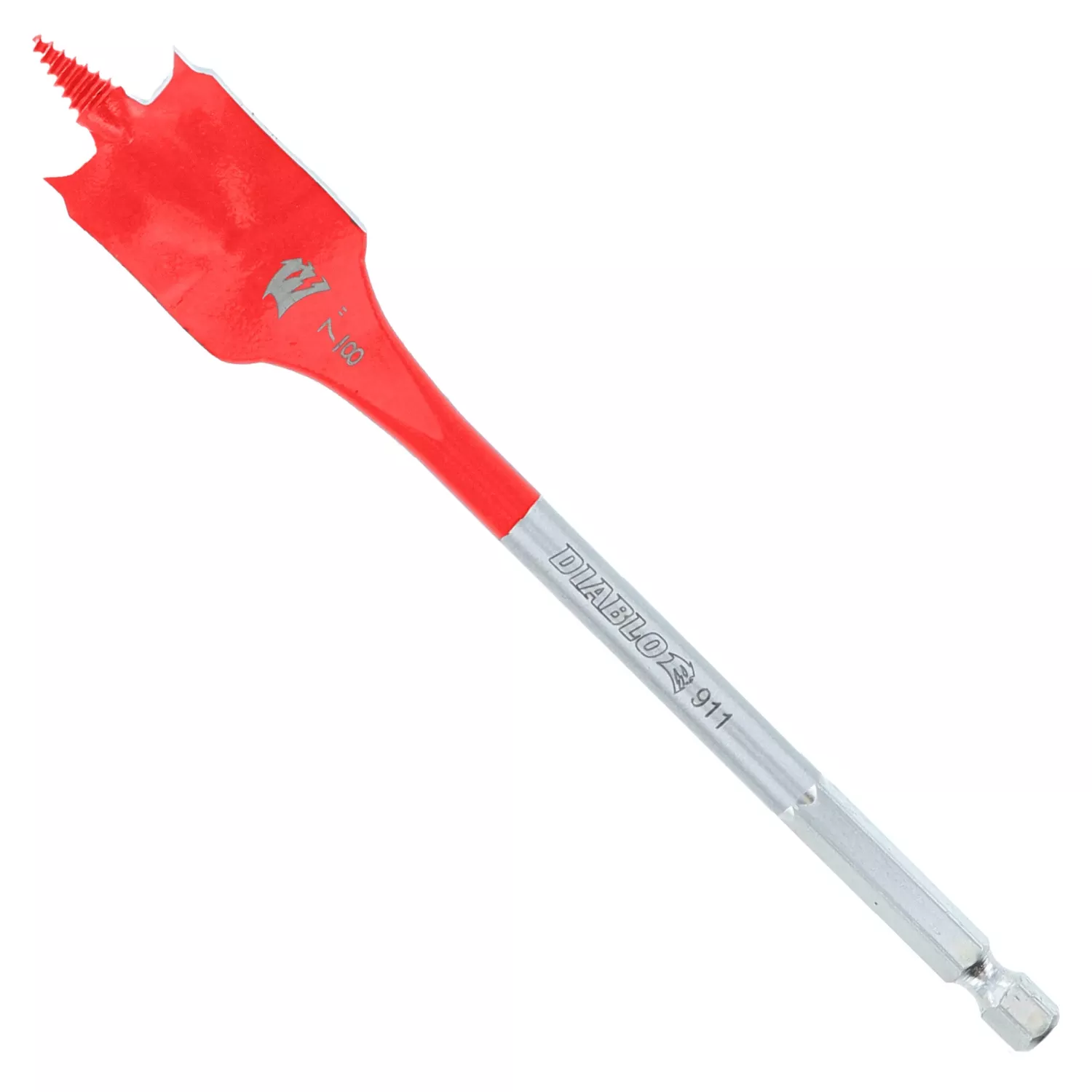 Diablo 7/8 In. X 6 In. L High Speed Steel Clean Wood Spade Bit Hex Shank 2 Pk