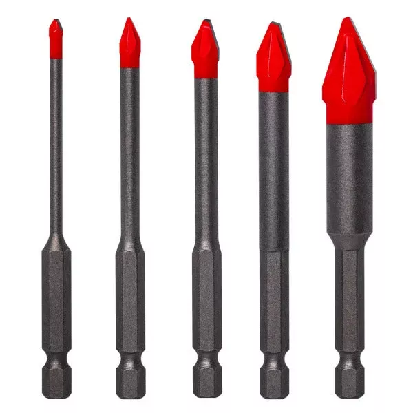 Diablo DMANSP1070S Diablo Hard Tile & Stone Carbide Tipped Drill Bit Set (5-Pieces)