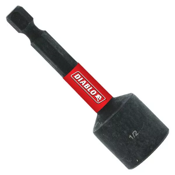 Diablo DNTSL12B 1/2″ x 2-9/16″ Magnetic Nut Driver (Bulk)