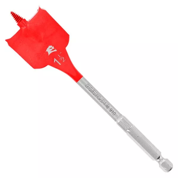 Diablo DSP2170-P2 1-1/2″ x 6″ Spade Bits for Wood (2-Pack)