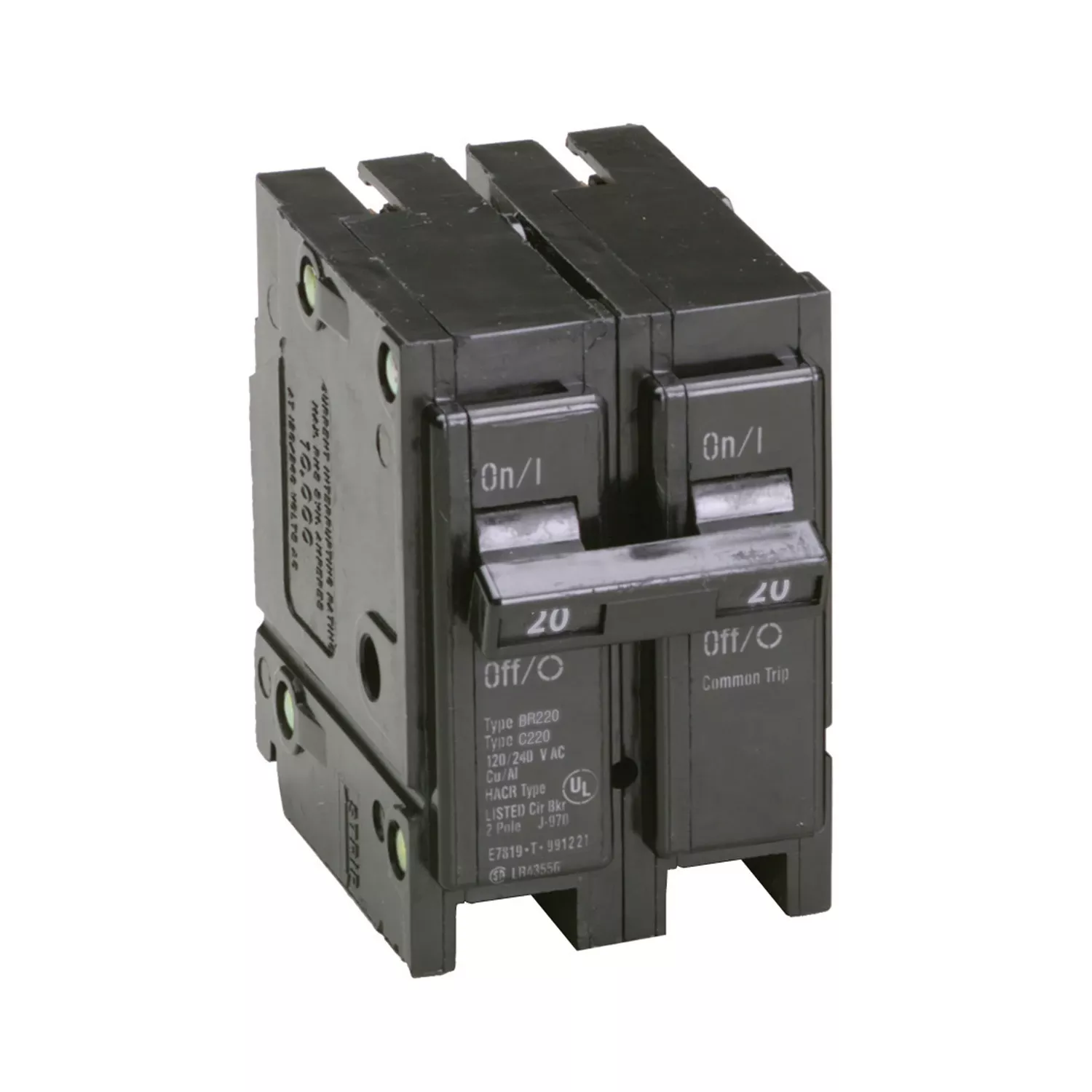 Double-pole Interchangeable Circuit Breaker, 20a
