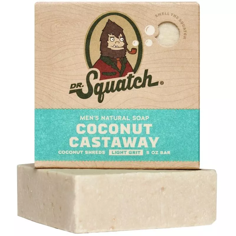 Dr. Squatch Coconut Castaway Scent Soap Bar 5 Oz 1 Pk