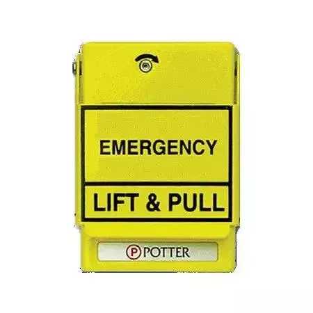 Dual Action SPST Waterproof Switch Yellow for Industrial Use