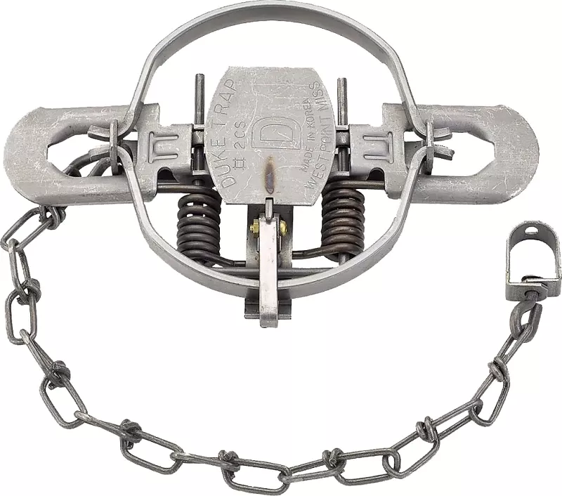 Duke #2 Small Foot-hold Animal Trap For Foxes 1 Pk