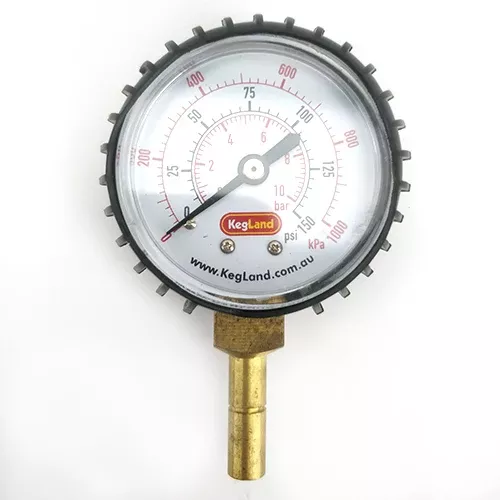 Duotight 0-150 psi Push-In Pressure Gauge – KL07696 by KegLand