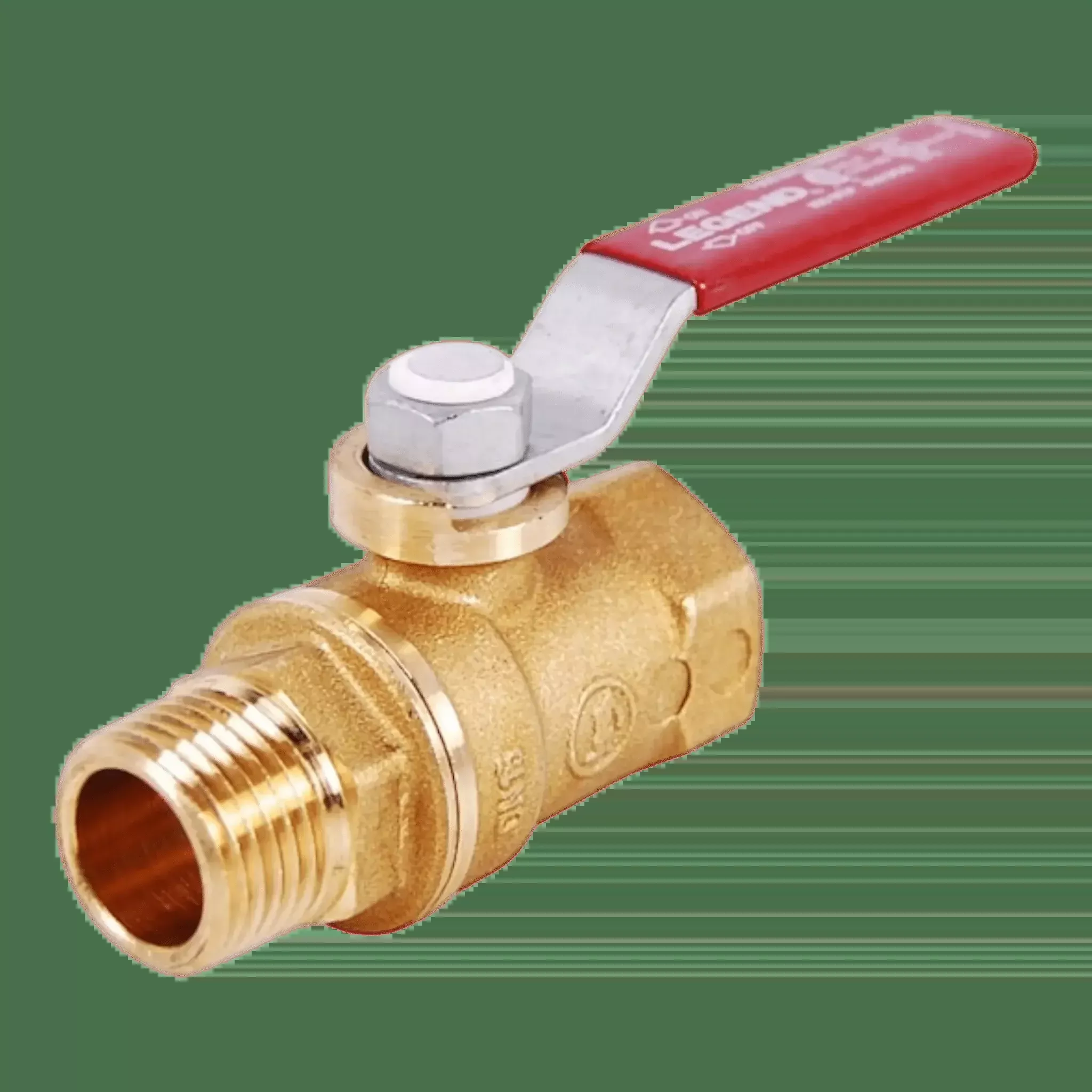 Durable MxF Threaded Gauge Ball Valve for Pressure & Flow Control
