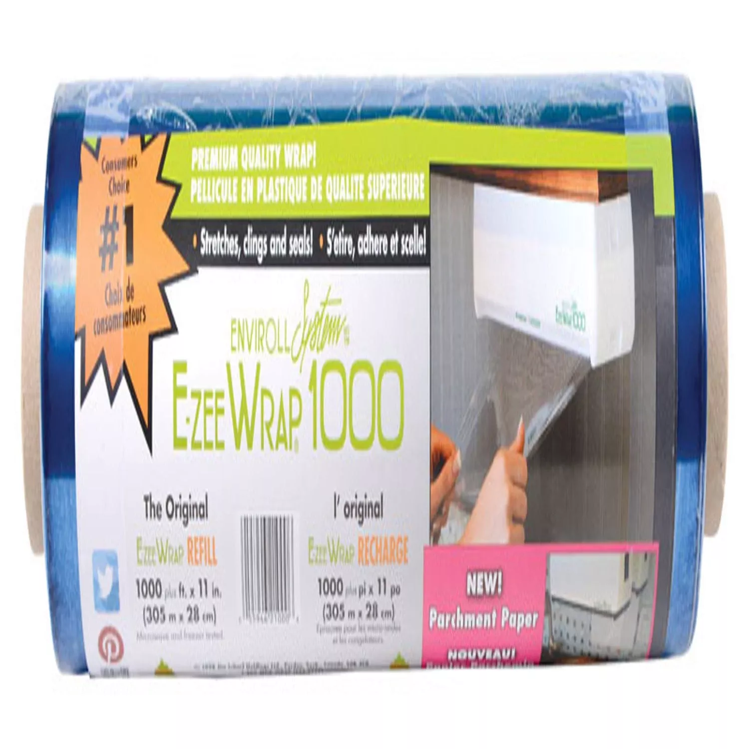 E-zee Wrap Blue Cling Wrap 1 Pk