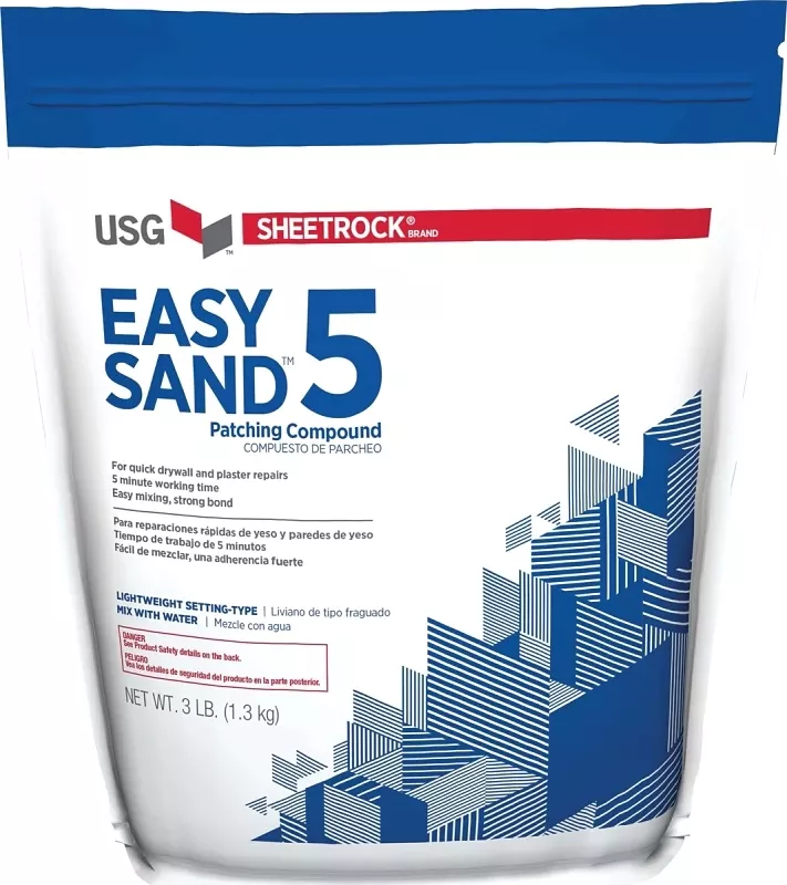 Easy Sand 5 Lightweight Setting-type Joint Compound, 3 Lbs.
