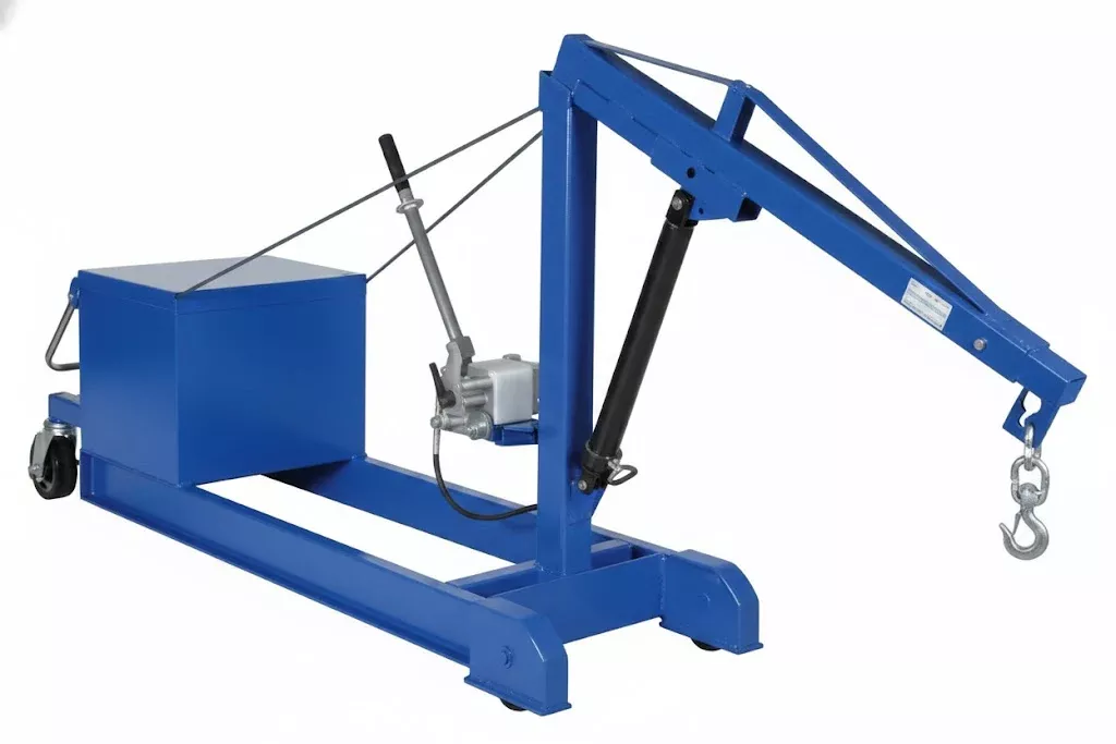 Electric Counter Balanced Floor Crane – 2000 lbs Capacity – CBFC-2000-DC – Vestil